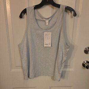 Athleta Light Gray Tank Top Size XL NWT